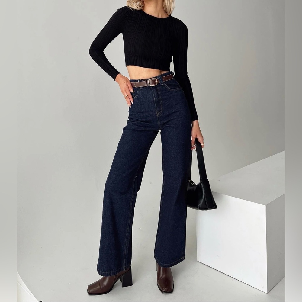 Princess Polly Zephee Dark Wash Jeans